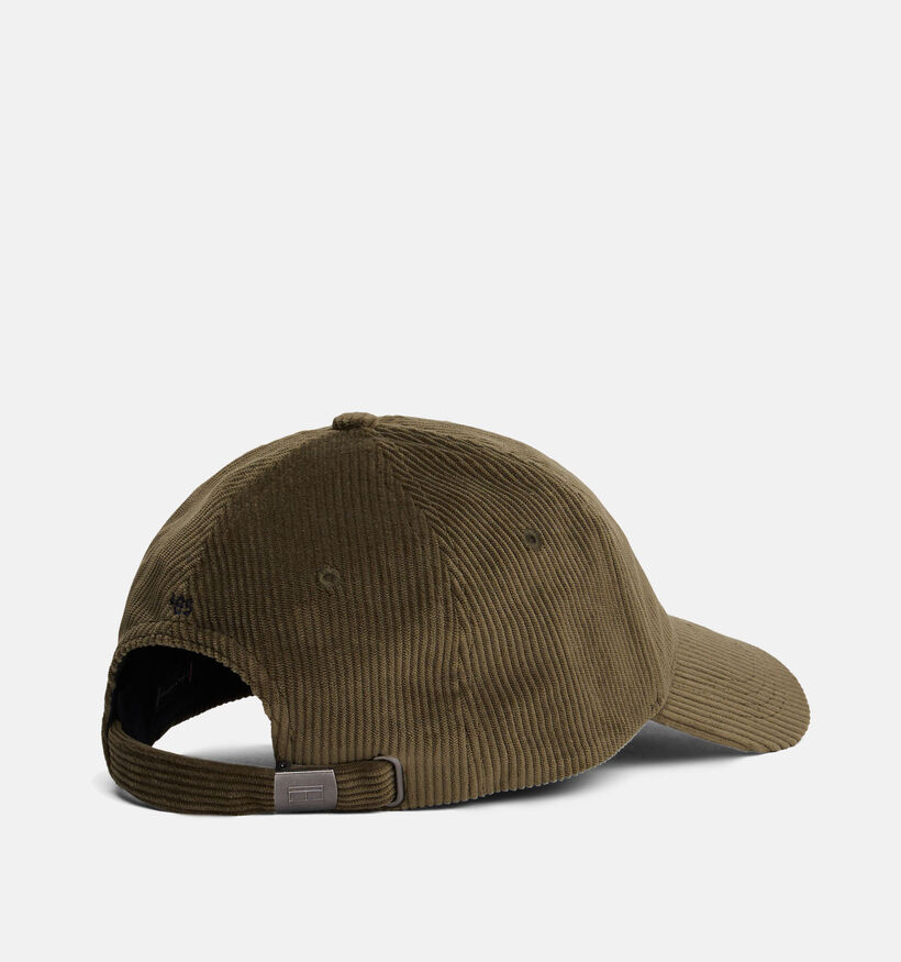 Tommy Hilfiger Flag 6 Panel Cord Groene Pet voor heren (362639)