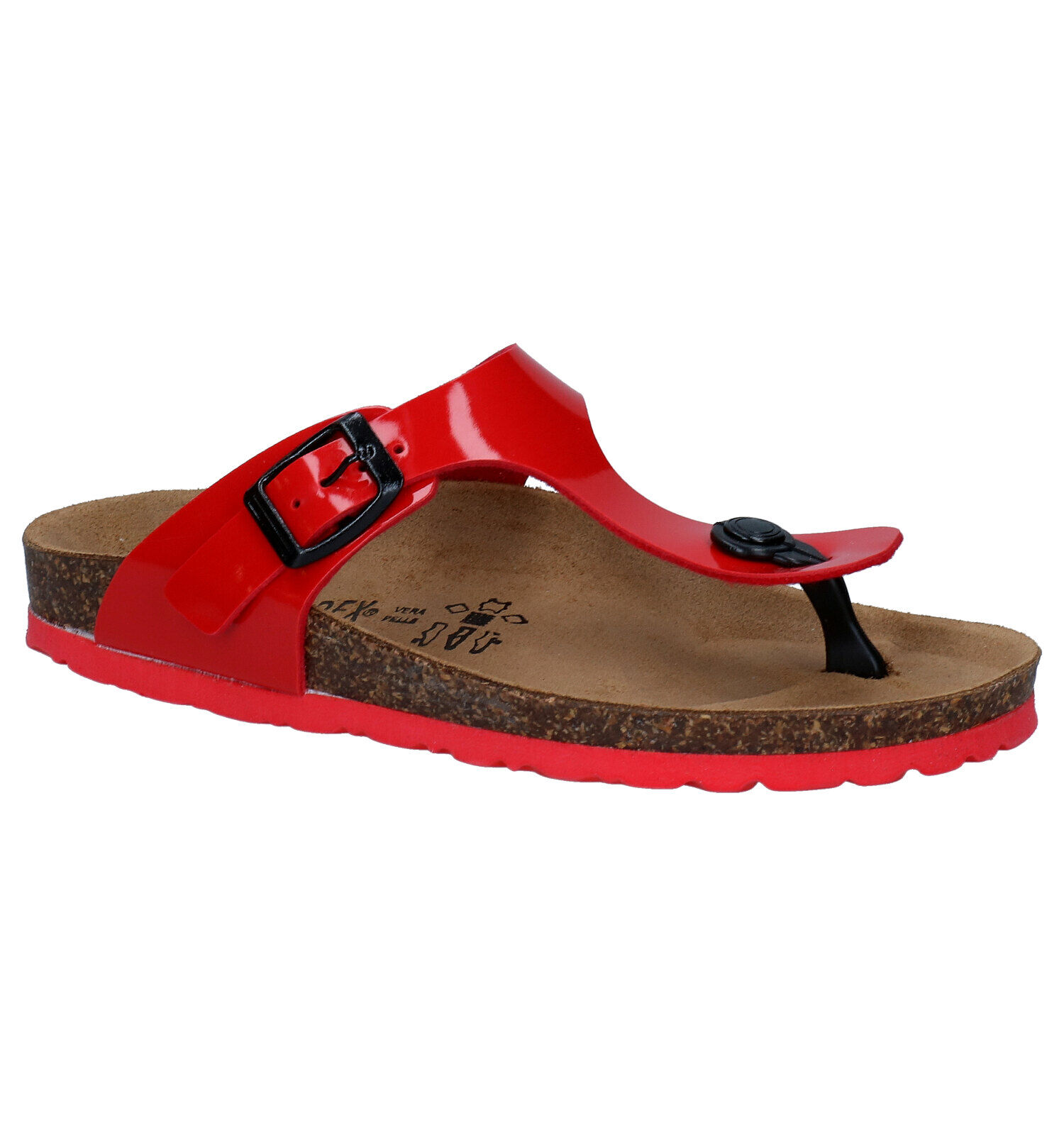 Biomodex Rode Teenslippers Meisjes Slippers Online op TORFS.BE