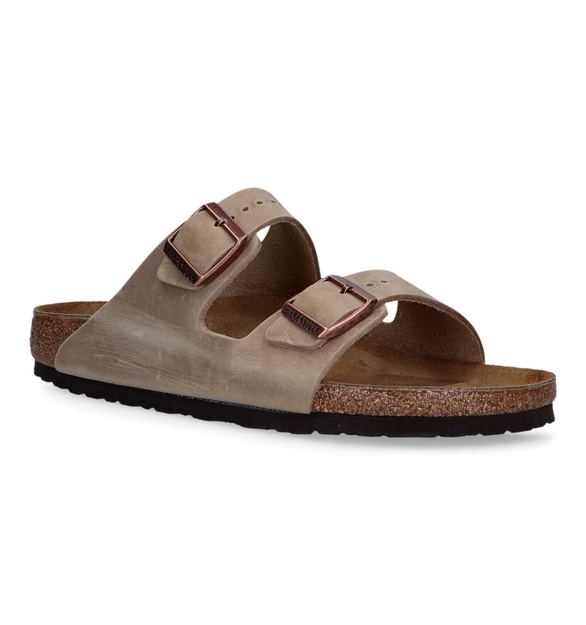 Birkenstock Arizona Nu-pieds en Marron pour hommes (322411)