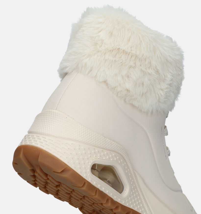Skechers Uno Rugged Fall Ecru Sneakers voor dames (328072) - geschikt voor steunzolen
