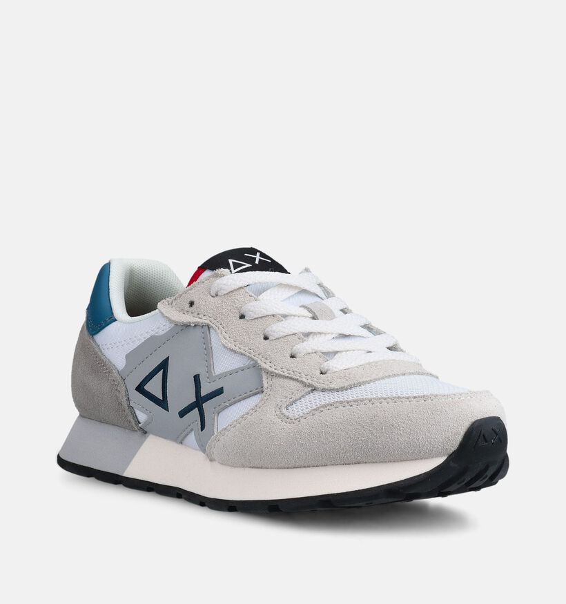 Sun68 Jaki Baskets basses en Blanc pour filles, gar&ccedil;ons (369064) - pour semelles orthop&eacute;diques