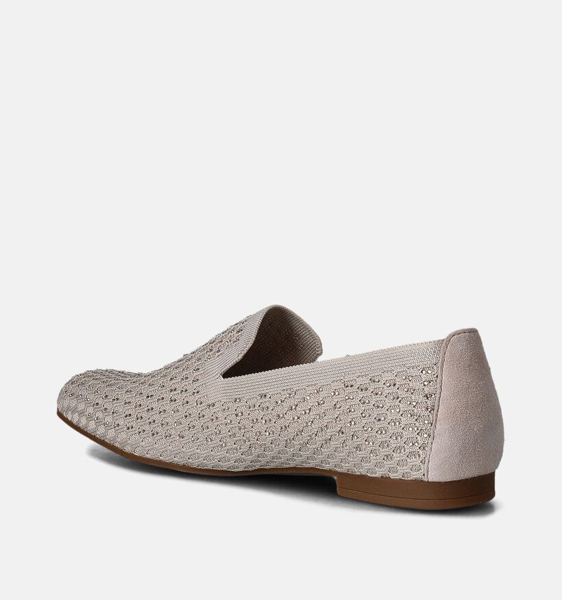Gabor Beige Loafers voor dames (352072) - geschikt voor steunzolen