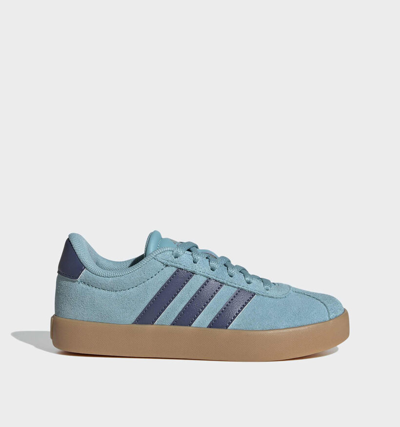 adidas VL Court 3.0 Turquoise Sneakers voor meisjes, jongens (366955) - geschikt voor steunzolen