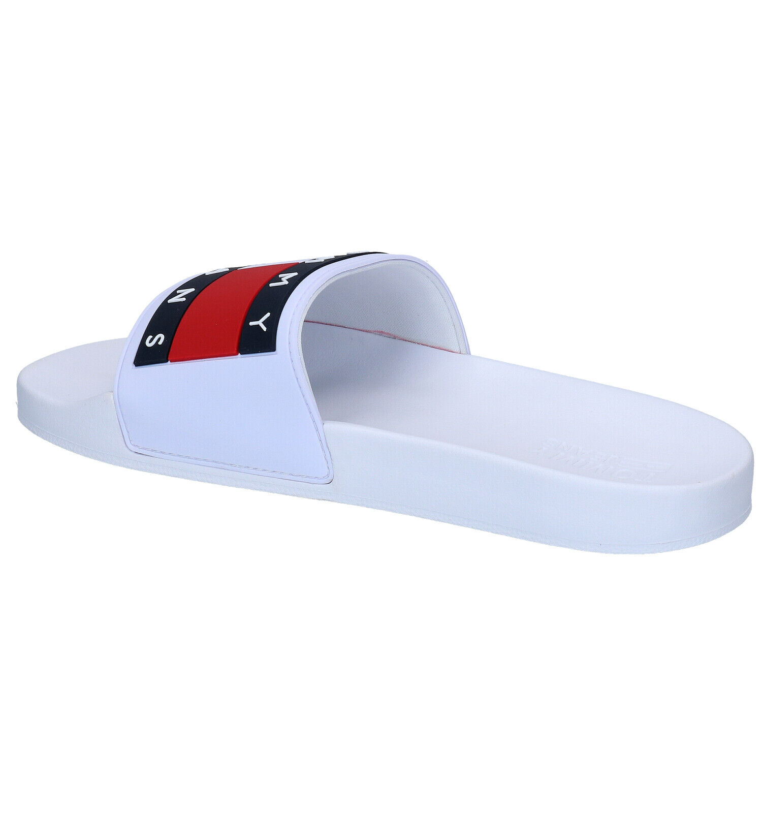 Tommy Hilfiger Flag Pool Slide Witte Slippers Heren Slippers