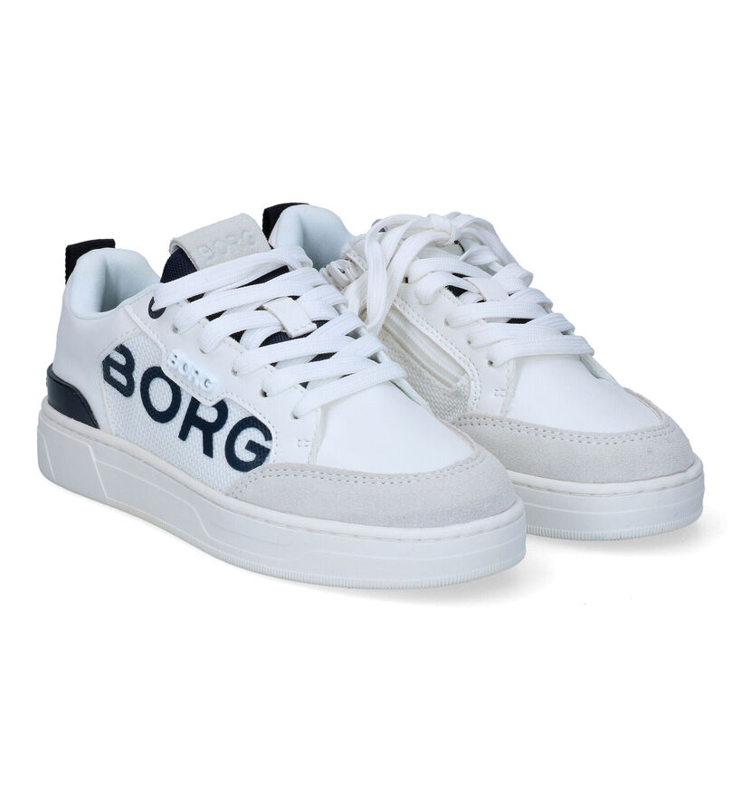 Björn Borg Chaussures à lacets en Blanc pour garçons (320685) - pour semelles orthopédiques