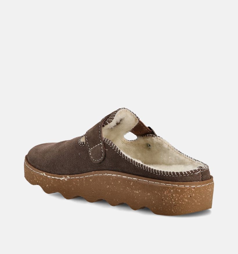Rohde Bruine Pantoffels voor Steunzolen voor dames (364832) - geschikt voor steunzolen