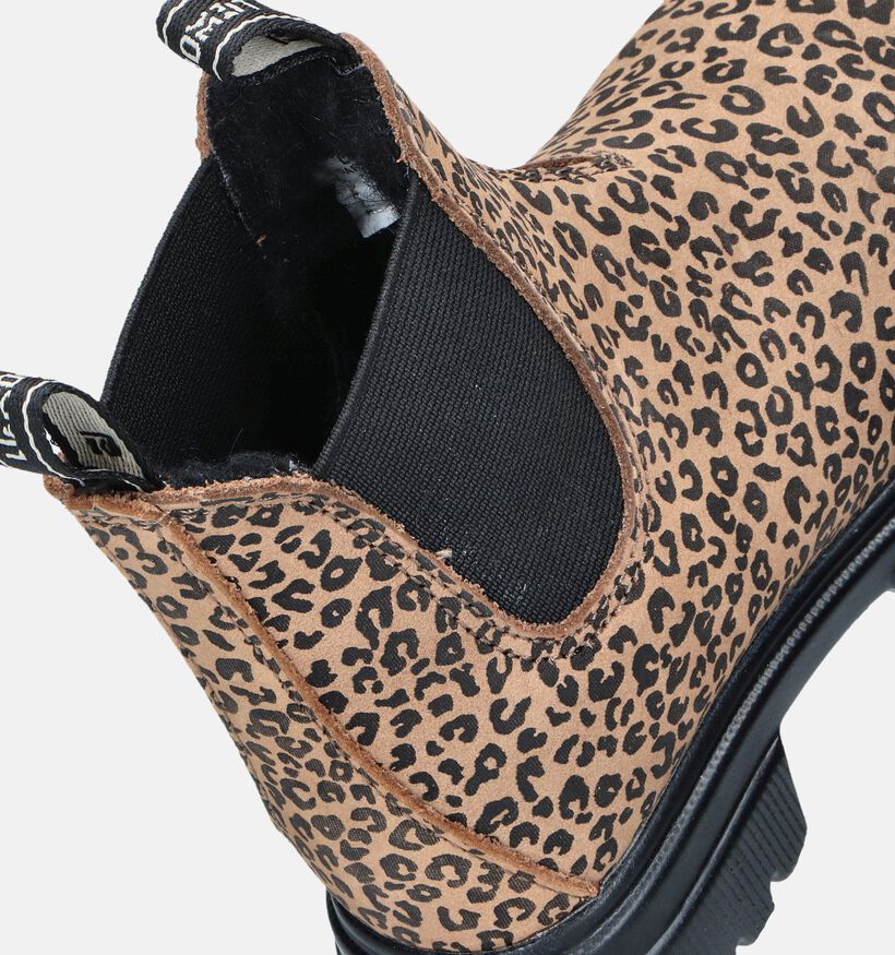 LIEWOOD Daria Leather Bottes en Brun pour filles (345300) - pour semelles orthopédiques