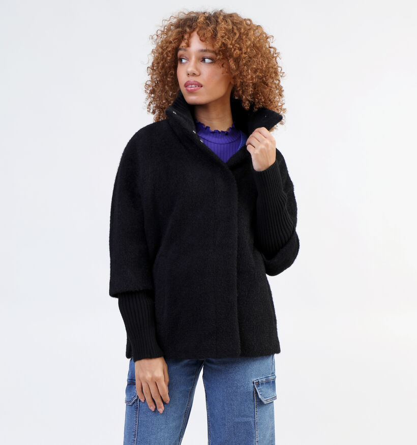 comma Zwarte Korte jas voor dames (332031)