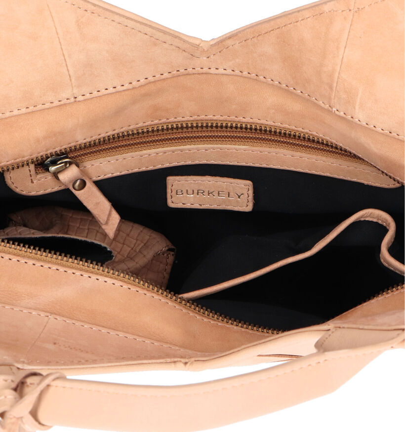 Burkely Even Elin Beige Handtas in leer (321600)