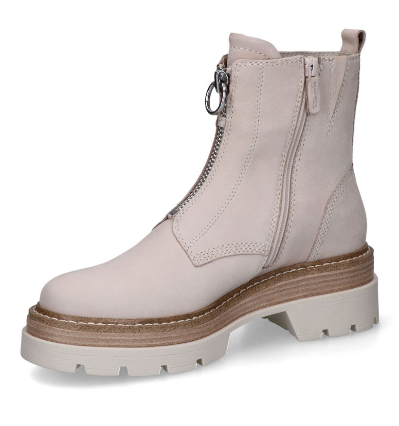Tamaris Touch it Bottines en Ecru pour femmes (317343) - pour semelles orthopédiques