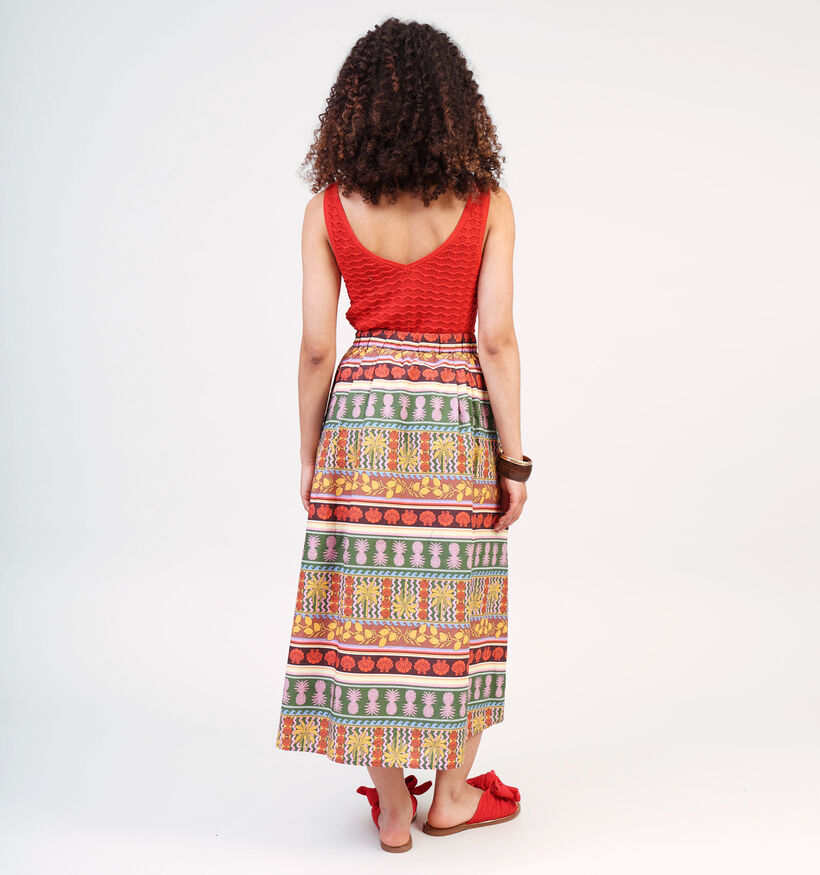 Vero Moda Rode Midi Rok voor dames (362210)