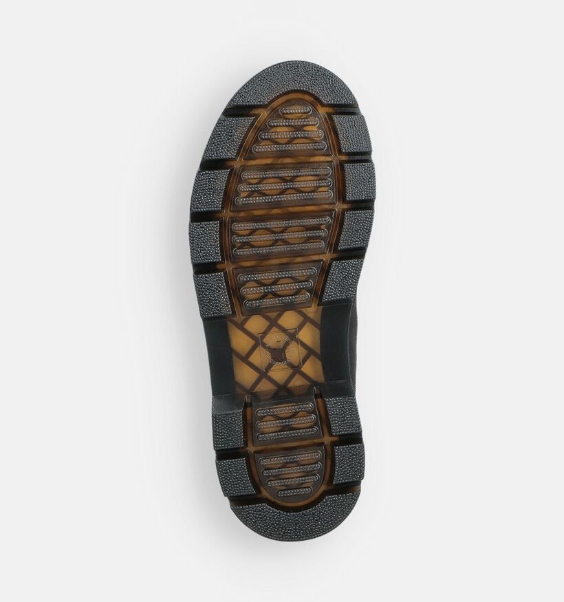 Dr. Martens Combs Leather Donkerbruine Boots met Veters voor heren (378038) - geschikt voor steunzolen