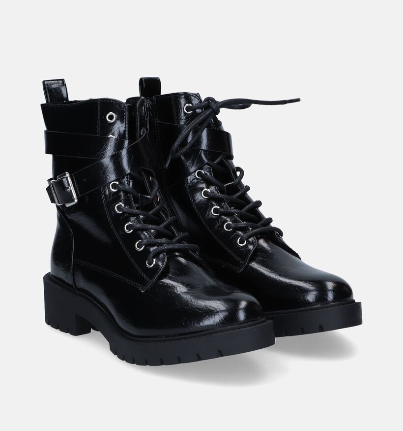 Signatur Boots à lacets en Noir pour femmes (314221)