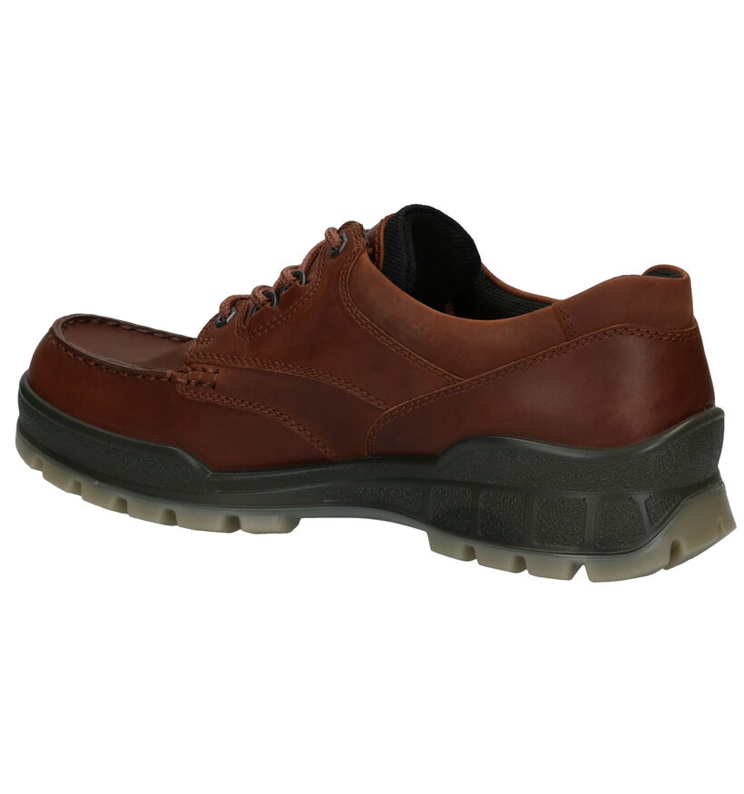 Ecco Track 25 Zwarte Veterschoenen in leer (295665)