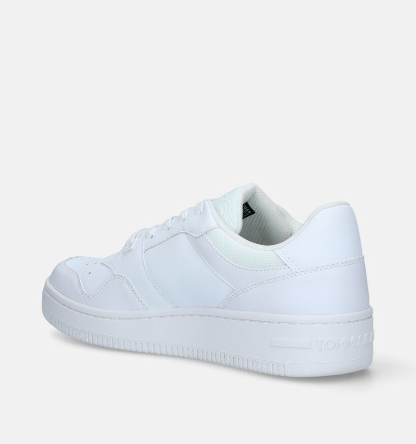 Tommy Hilfiger TJM Retro Witte Sneakers voor heren (334095) - geschikt voor steunzolen