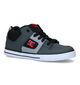 DC Shoes Pure Mid Grijze Sneakers in leer (319505)