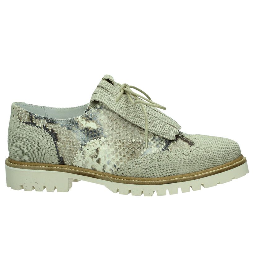 Tango Chaussures à lacets en Beige clair en nubuck (179520)