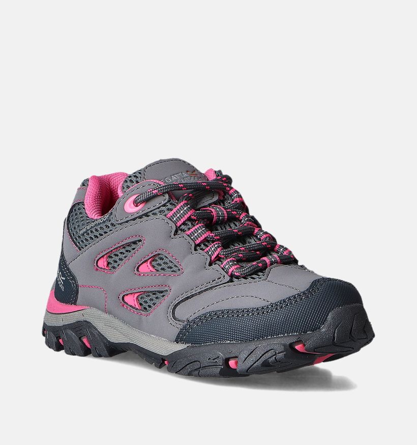 Regatta Holcombe Low Jnr Grijze Wandelschoenen voor meisjes (361283)