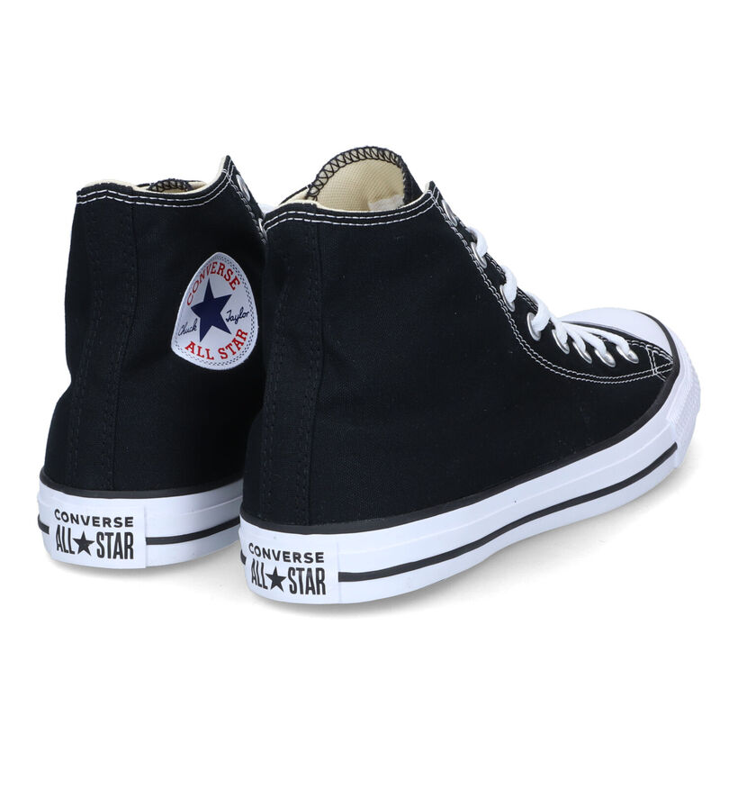 Converse CT All Star Hi Baskets en Noir en textile (302837)