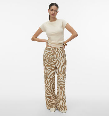Vero Moda Broeken Beige