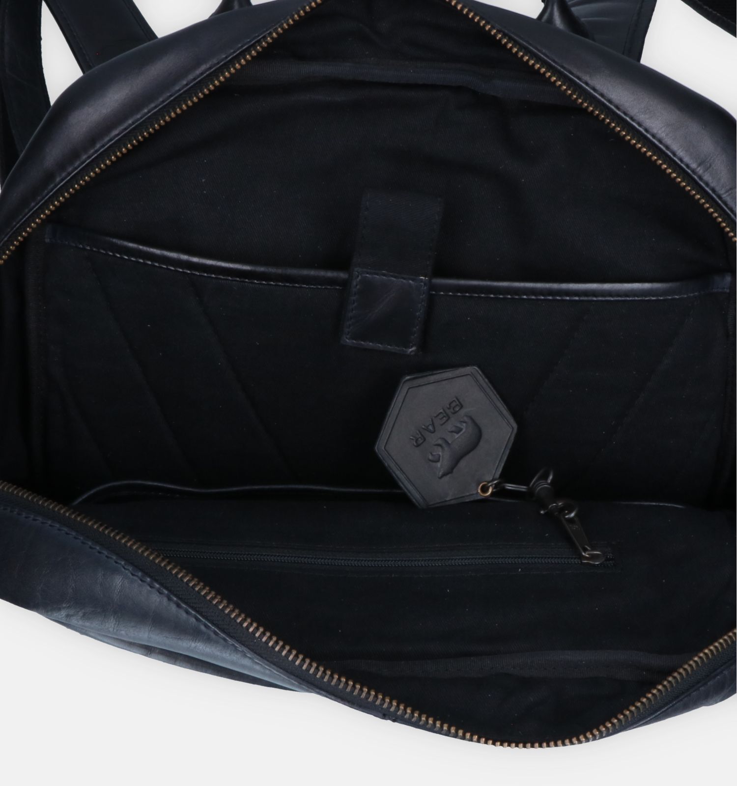 Bear Design Zwarte Laptoptas Heren Dames Laptoptassen Rugzakken