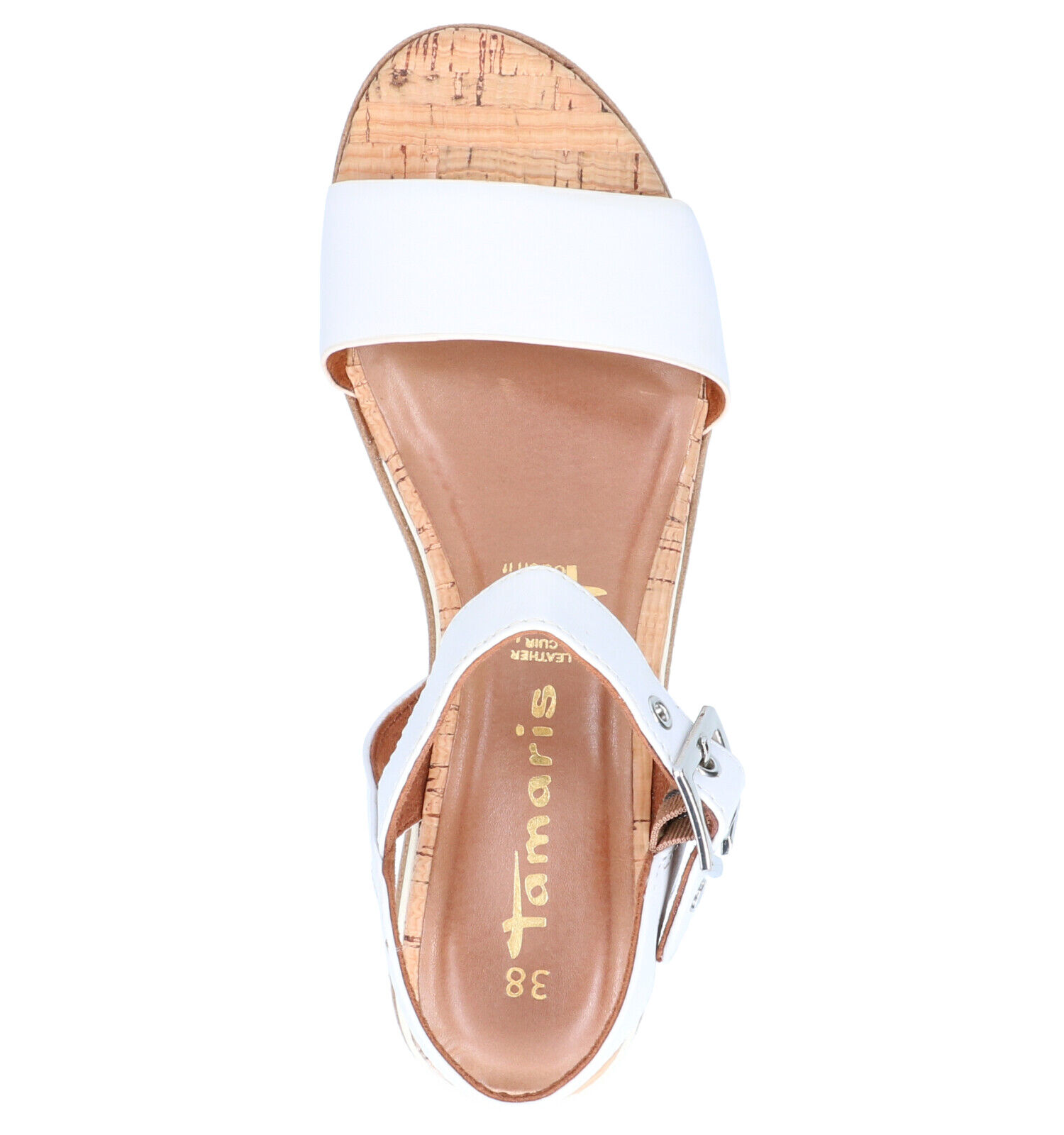 Tamaris witte sandalen new arrivals
