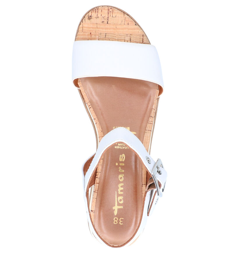 Tamaris TOUCH it Witte Sandalen in leer (269794)