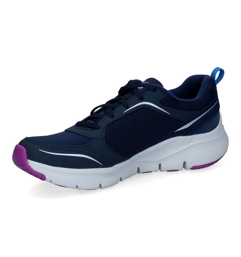 Skechers Arch Fit Gentle Stride Baskets en Bleu pour femmes (301271) - pour semelles orthopédiques