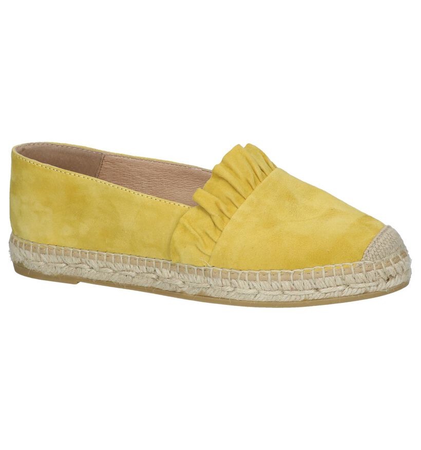 Okergele Espadrilles Kanna in nubuck (246576)