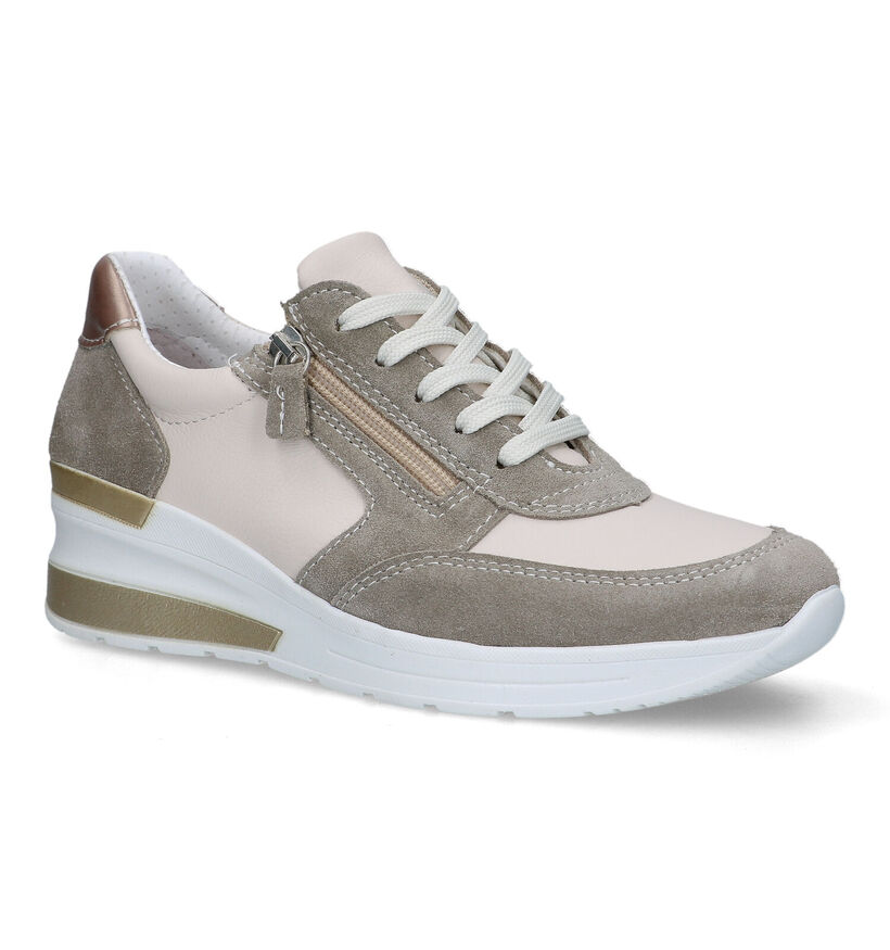 Solemade Mae Kaki Sneakers voor dames (324323) - geschikt voor steunzolen