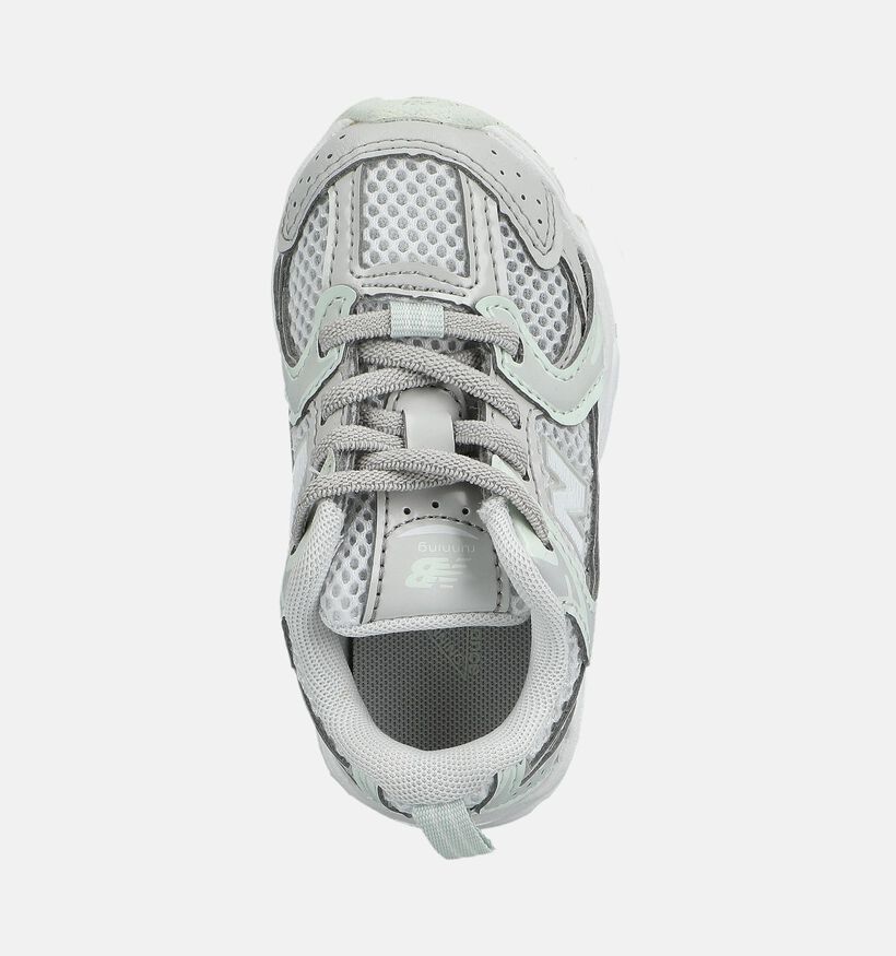 New Balance 530 Baskets basses en Blanc pour gar&ccedil;ons, filles (375196) - pour semelles orthop&eacute;diques