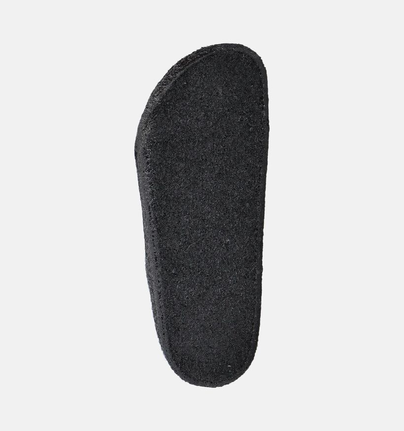 Birkenstock Zermatt Felt Pantoufles en Gris pour femmes (360267)