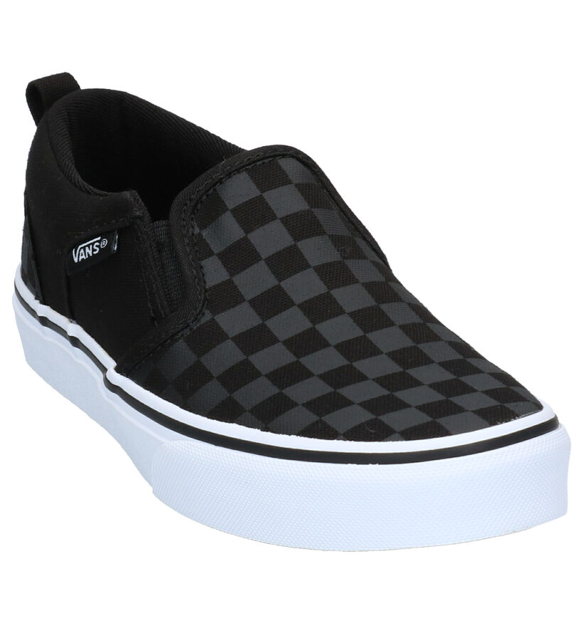 Vans Asher Baskets slip-on en Noir en textile (303045)