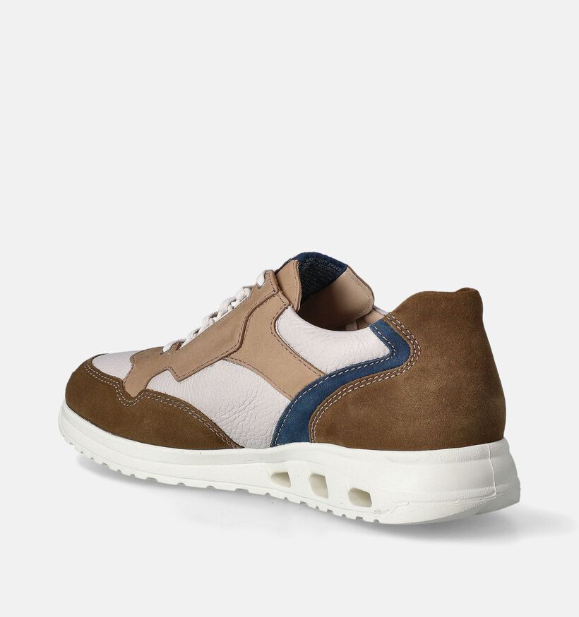 Mephisto Jansen Kaki Veterschoenen voor heren (355134) - geschikt voor steunzolen