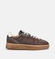 Maruti Yale Donkerbruine Sneakers voor dames (377137) - geschikt voor steunzolen