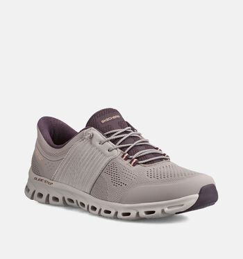 Skechers Hands Free Slip-ins Low Sneakers Wit/Taupe