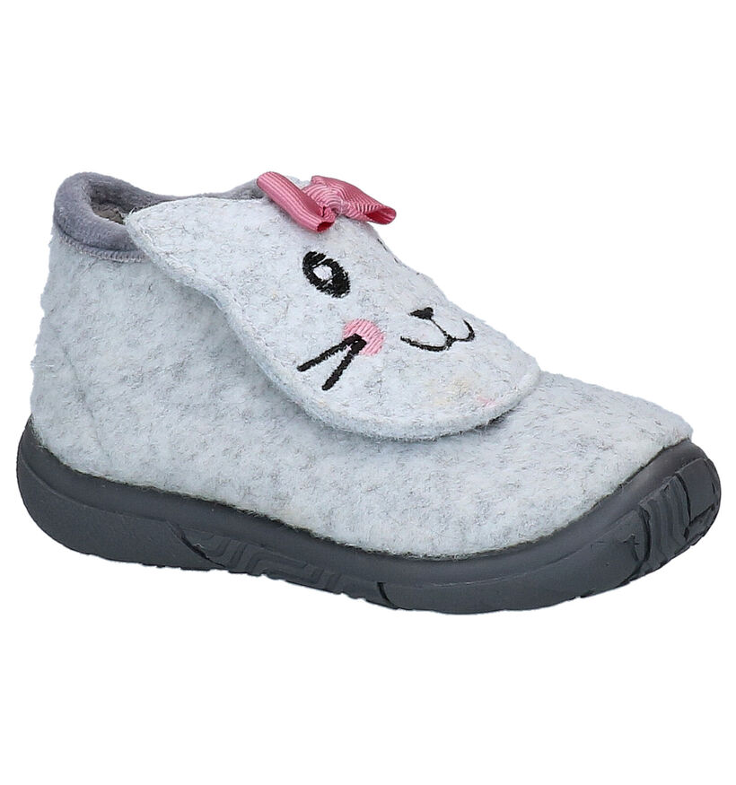 Milo & Mila Pantoufles pour bébé en Gris pour filles (332269)