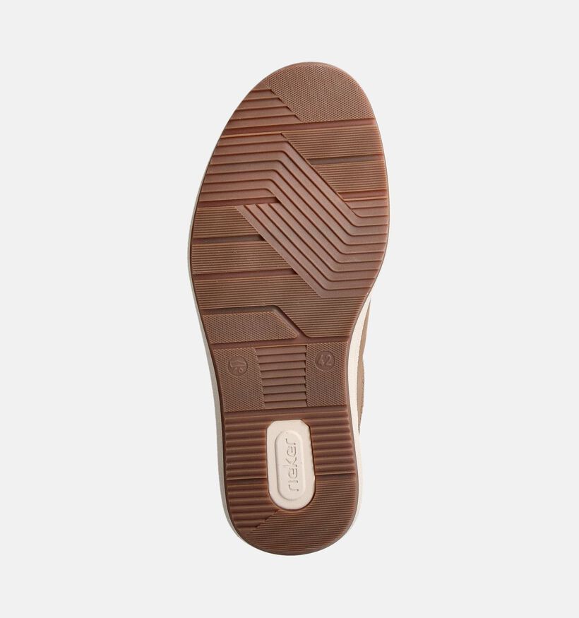 Rieker Taupe Velcroschoenen voor heren (355124) - geschikt voor steunzolen