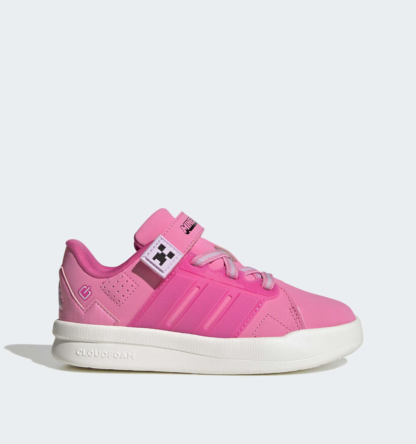adidas Minecraft Lightorama Baskets basses en Rose pour filles (375465)