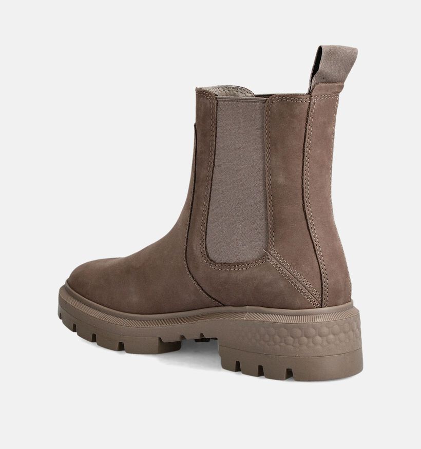 Timberland Cortina Valley Bottines Chelsea en Taupe pour femmes (360167) - pour semelles orthopédiques