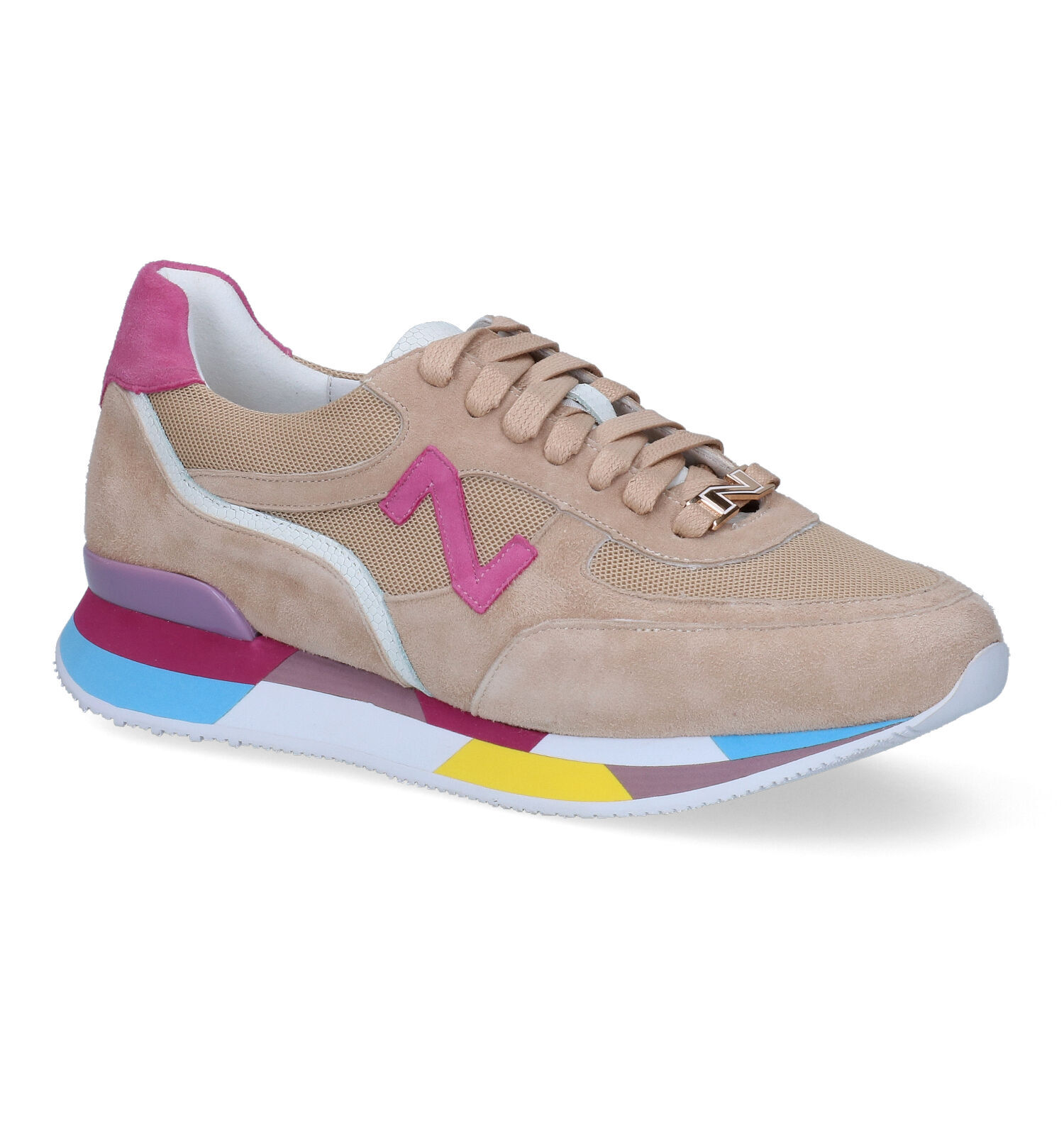 Nathan-Baume Beige Sneakers | Dames Sneakers | Online op TORFS.BE