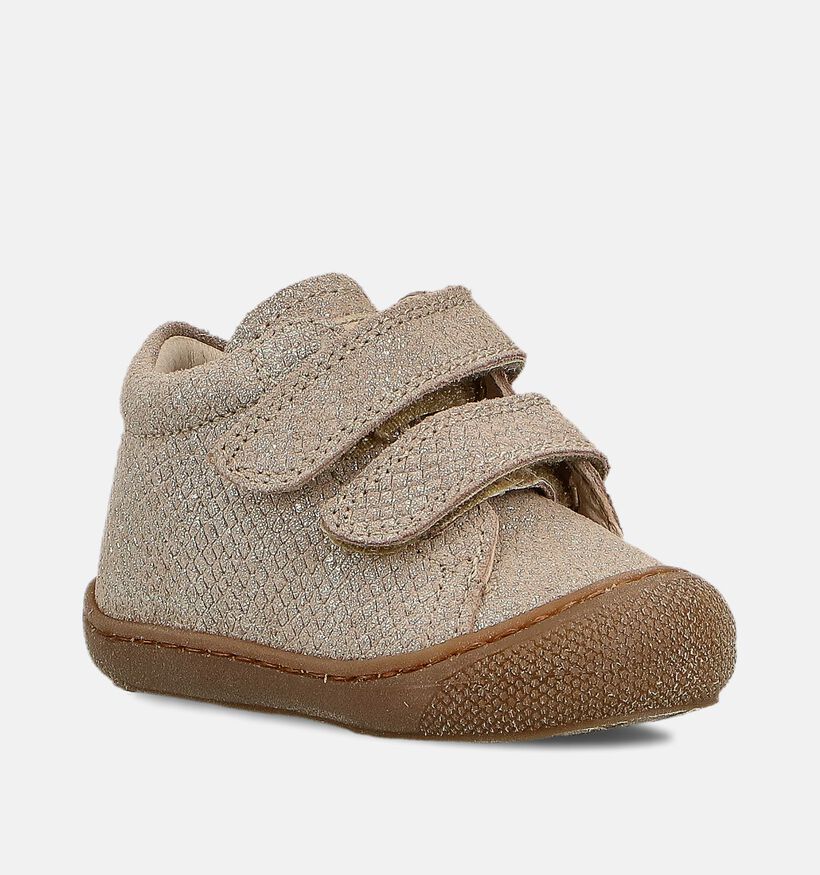 Naturino Cocoon VL Lizard Gouden Babyschoentjes voor meisjes (380143) - geschikt voor steunzolen