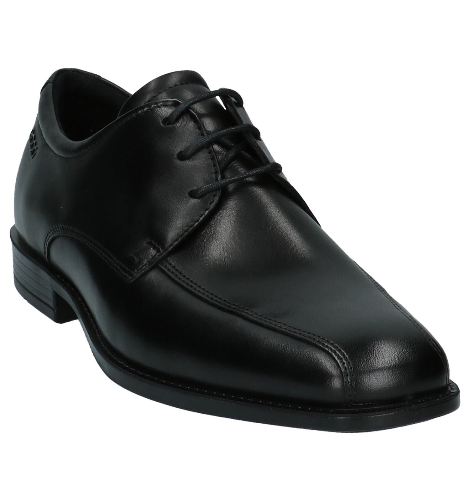 Zwarte ECCO Edinburgh Veterschoenen Heren Geklede schoenen