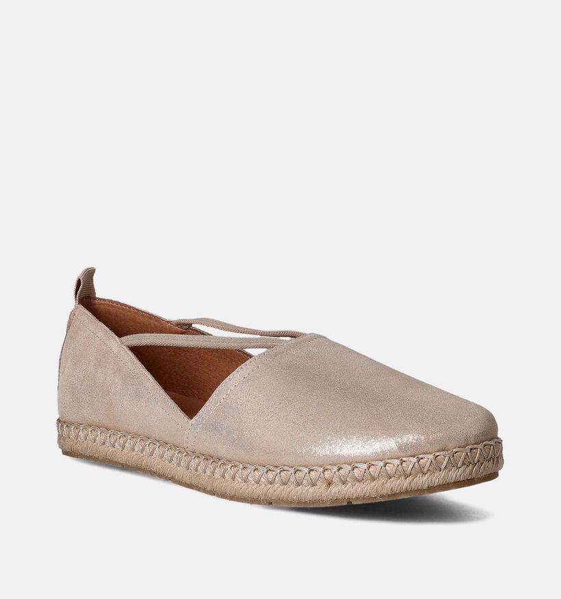 Tamaris Gouden Espadrilles voor dames (354332) - geschikt voor steunzolen