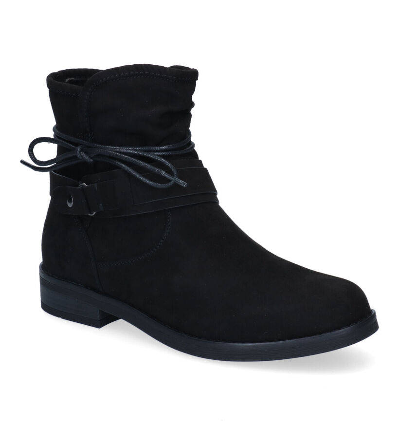 Signatur Bottines plates en Noir pour femmes (297956)