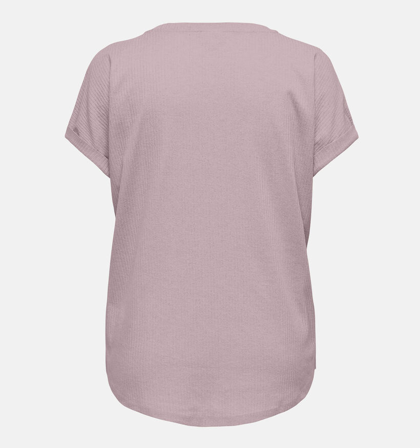 ONLY Carmakoma Asia T-shirt en Rose pour femmes (351433)