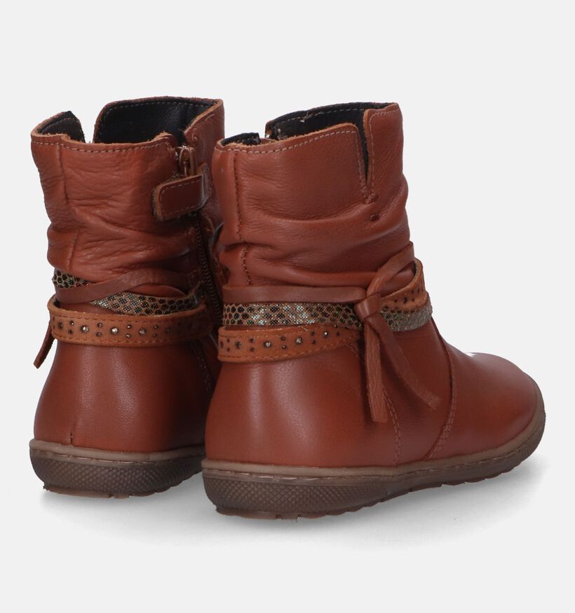 Kipling Bella Bottes courtes en Cognac pour filles (332011) - pour semelles orthopédiques