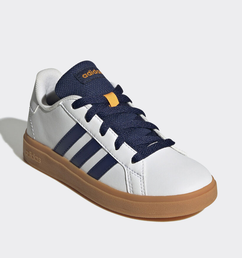 adidas Grand Court 2.0 K Baskets basses en Blanc pour filles, garçons (357093) - pour semelles orthopédiques