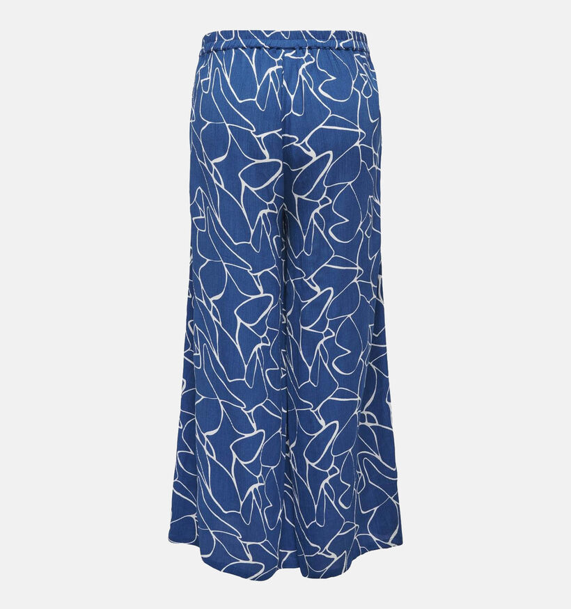 ONLY Carmakoma Elicia Blauwe Wijde broek voor dames (348042)
