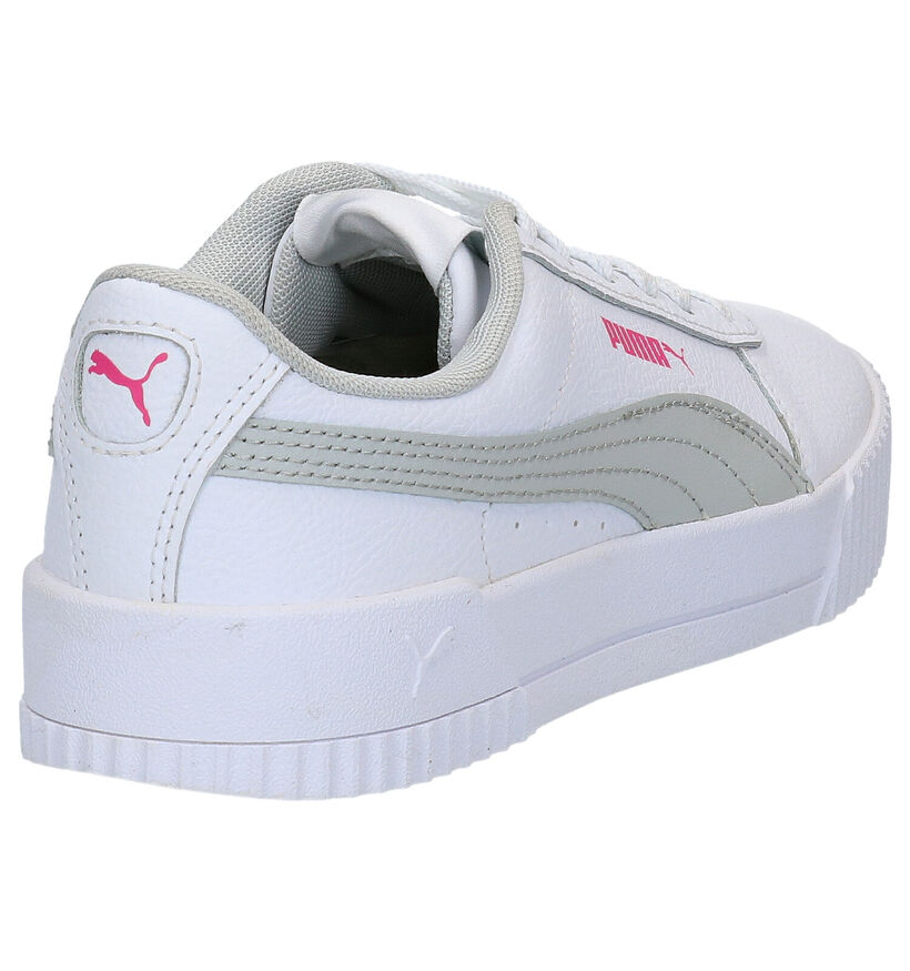 Puma Carina Witte Sneakers in kunstleer (276747)